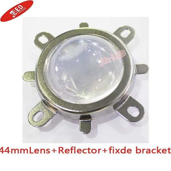 

2pcs 44mm lens + 50mm reflector collimator base housing fixed bracket for 20w- 100w high power led modules