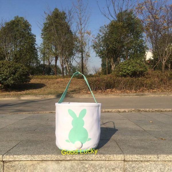 

gift wrap 10pcs/lot good quality ready to ship 5 colors easter tail bucket bag decoration