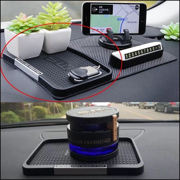 

anti-slip mats car ornament black mat sticky pad automobiles interior dashboard for gps phone coin sunglass holder accessories