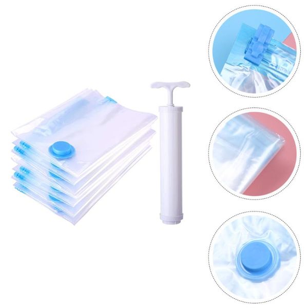 

storage boxes & bins 1 set vacuum bags home packing bag (random color)