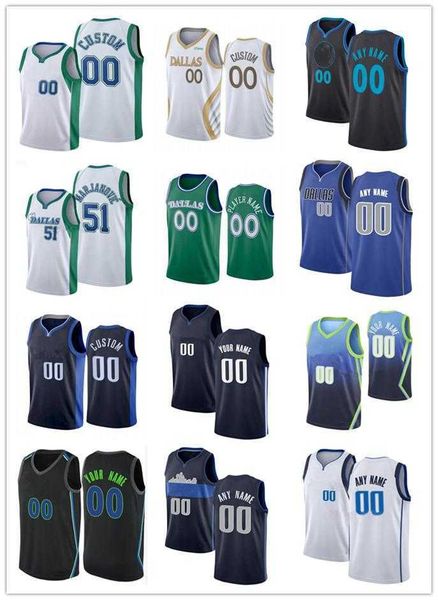 

75th custom dallas's men mavericks's jersey women youth 42 maxi kleber 1 tyrell terry 51 boban marjanovic 7 dwight powell basketba, Black;red