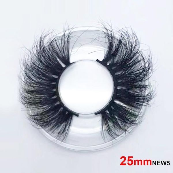 

3d 5d fully real mink 25mm lashes luxury strip custom packaging paper box make up drop 1
