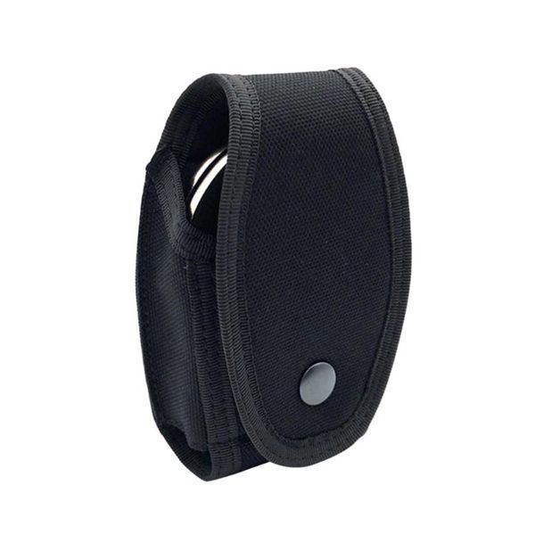 

stuff sacks multipurpose handcuffs bag nylon waistband protective carry pouch (black)
