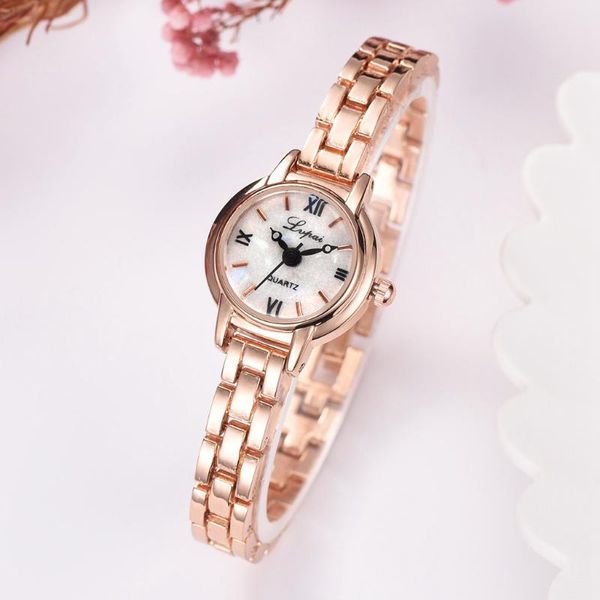 

simple casual fashion round dial small and exquisite female bracelet watch business for women watches mens 2021 gifts wristwatches, Slivery;brown