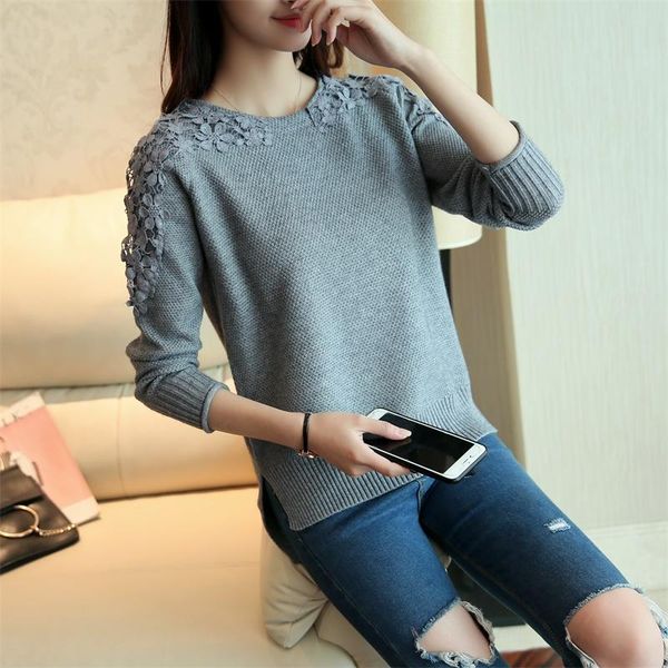 

women's sweaters 2021 women pullover female sweater fashion autumn winter warm casual loose knitted, White;black