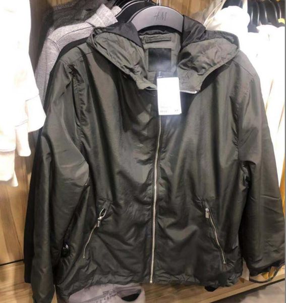 

2021 spring/summer new pattern high-quality brand mens designer jackets classic men thin windbreaker waterproof coat jackets, Black;brown