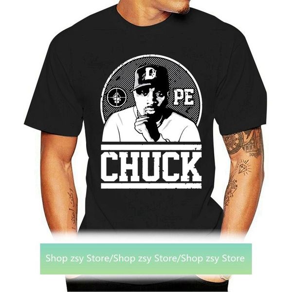 

women's t-shirt chuck d public enemy tribute iconic rapper unofficial adults & kids cotton harajuku fashion classic tee shirt, White