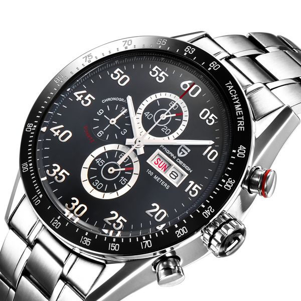 

bergani multifunctional calendar waterproof watch wristwatches zbnssy01873, Slivery;brown
