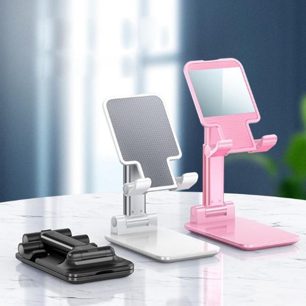 

mobile phone tablet support deskfolding live lazy metal cell mounts & holders
