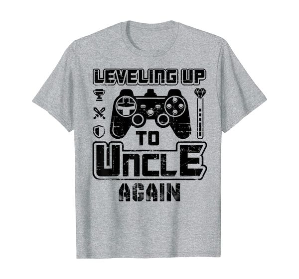 

Leveling Up To Uncle Again Pregnancy Announcement T-Shirt, Mainly pictures