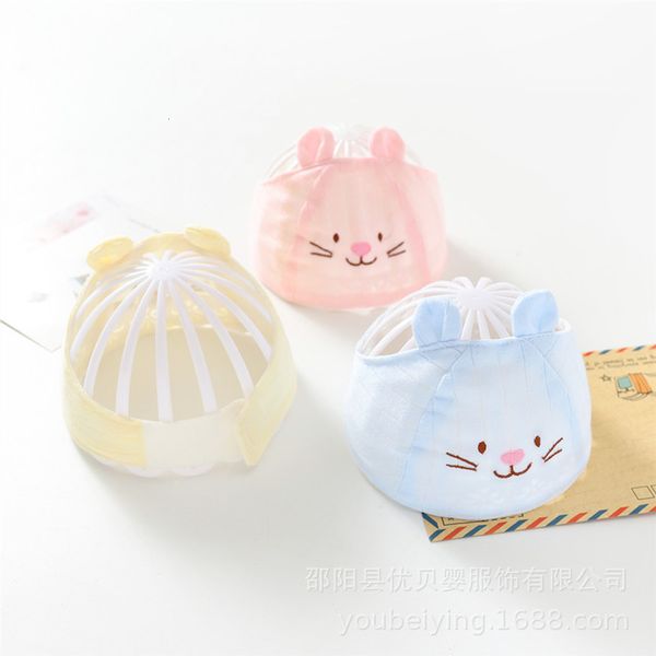 

summer thin born baby empty cool hat for boys and girls, Yellow