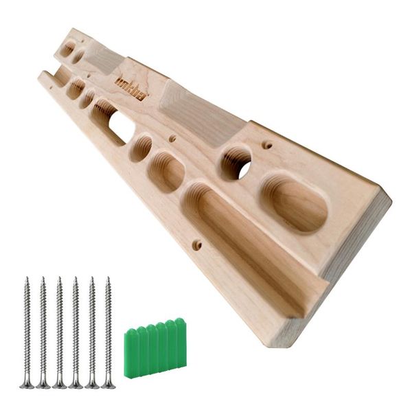 

accessories wooden hang board climbing fingerboard doorway hand strengthener equipment for training finger grip and pull up