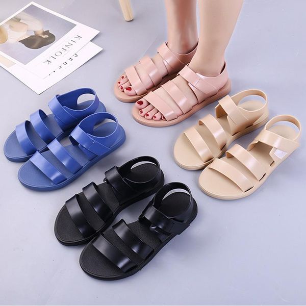 

summer women sandals breathable shoes female flat sandal woman, Black