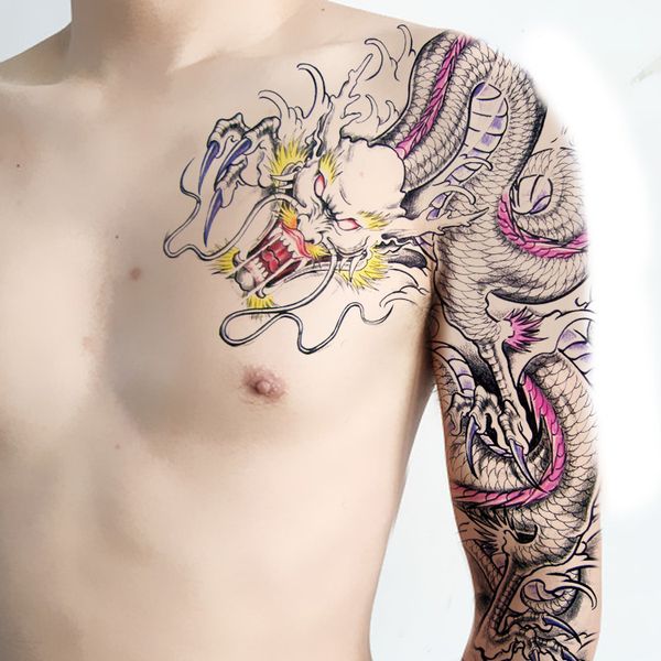 

2021 color large picture traditional shoulder dragon semi armour new