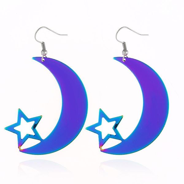 

dangle & chandelier womens fashion earrings exaggerated simple xingyue colorful punk jewelry gift, Silver