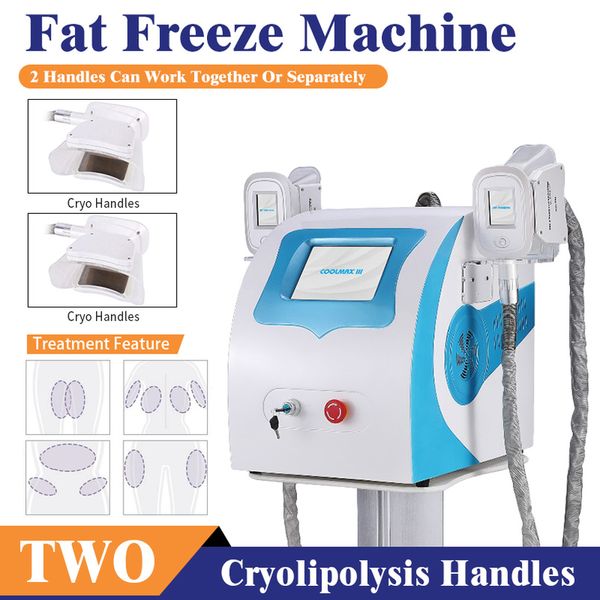 

waist & tummy shaper 2 handles scuplt hip lift cryolipolysis machine with two cryo work at the same time for fat e loss weight cryo therapy