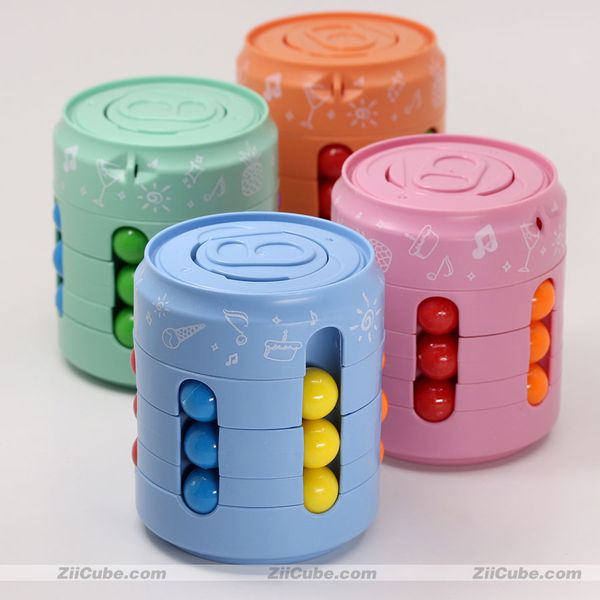 

Magic Puzzle Ball Little Magic Bean Pop Can Professional Educational Toys For Kids Colorful Compressive Decompression Game Gift