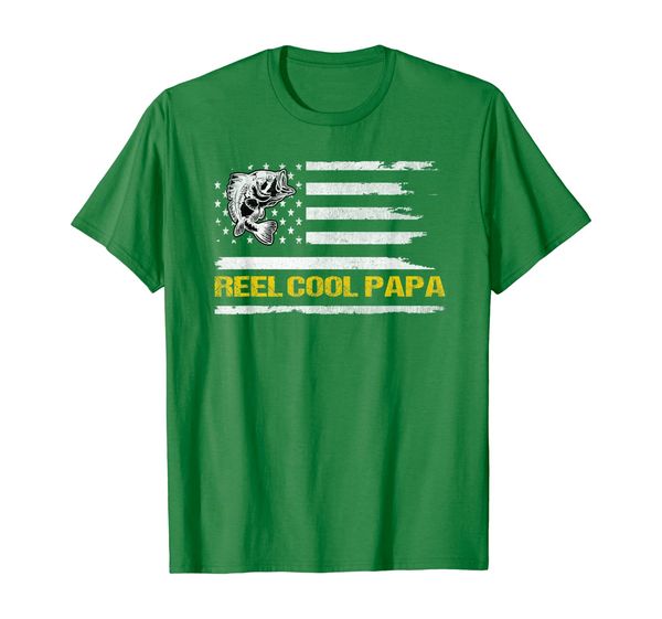

Reel Cool Papa - Fishing T-Shirt Fathers Day Gift For Men, Mainly pictures
