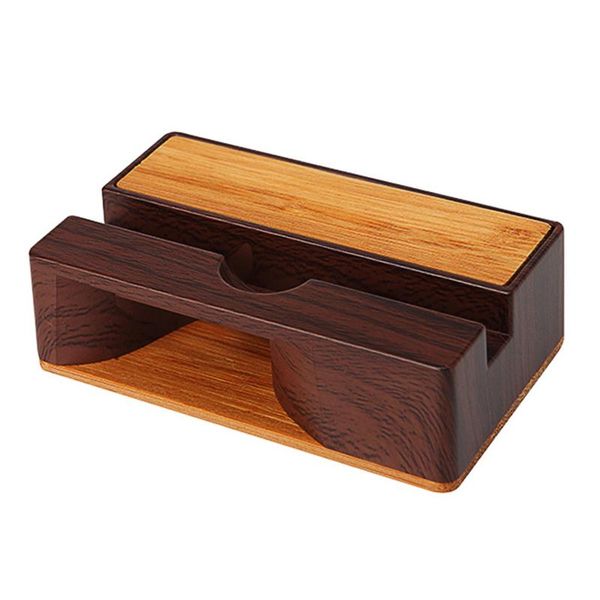 

cell phone mounts & holders mobile sound stand wooden with holder desk support