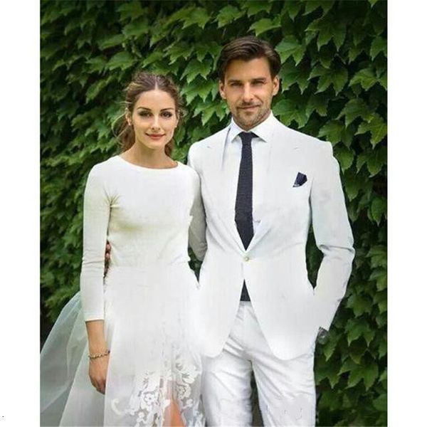 

men's suits & blazers white slim fit male terno masculino prom dinner men suit set (jacket+pants) groomsman groom tuxedo mens for, White;black