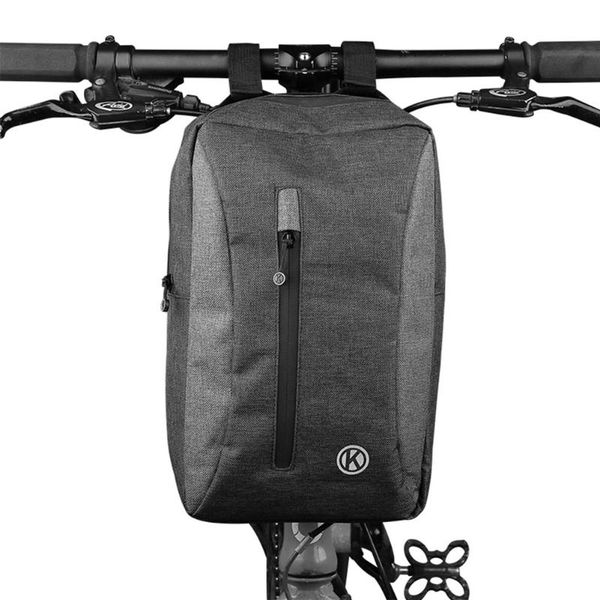 

backpack fashion outdoor bicycle handle bag cycling accessories large capacity oxford cloth storage waterproof road bike frame basket