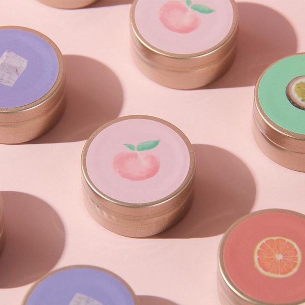 

candles peach scented candle essential oil sleep cute small garden modern gift wedding decorations velas home decoration eb50lz