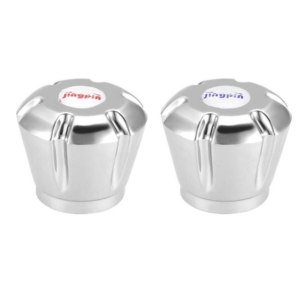 

kitchen faucets uxcell faucet knob handle 28mm dia universal replacement silver tone 2 pcs