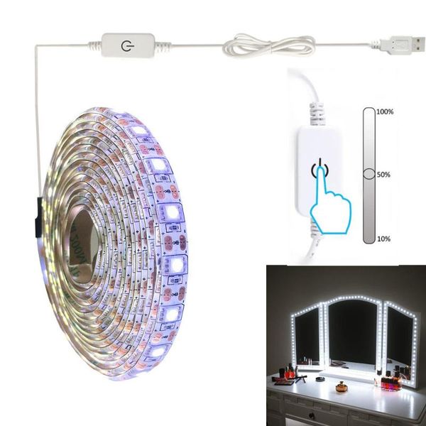 

strips super bright smd 3528 dc5v led tape light dimmable touch switch cool white/ warm white 5v usb strip flexible 1m 2m 3m