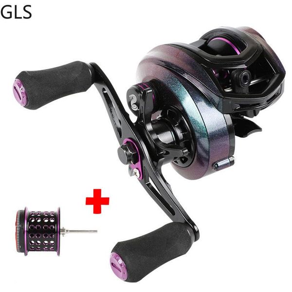 

fishing reel baitcasting 8.1:1 speed 8kg max drag shallow deep spool carp reels