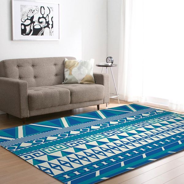 

carpets nordic pattern printed area rug soft flannel anti-slip tea table mats bedroom bedside living room customizable