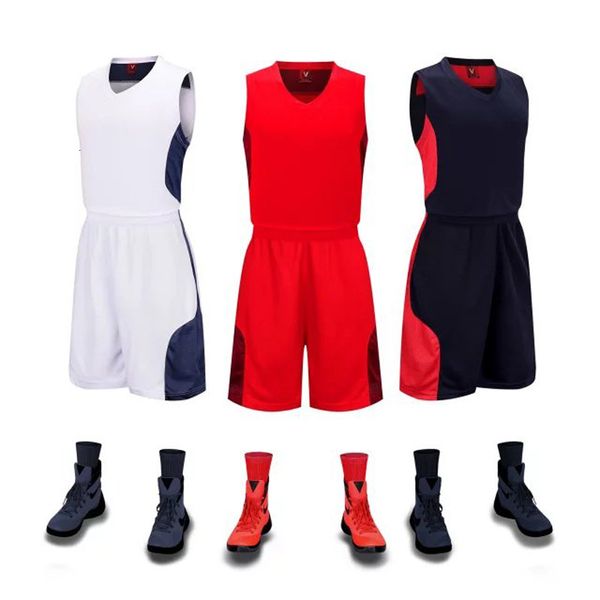 

tracksuits jerseys american dream team basketball suit blank edition china match training print number customization, Gray