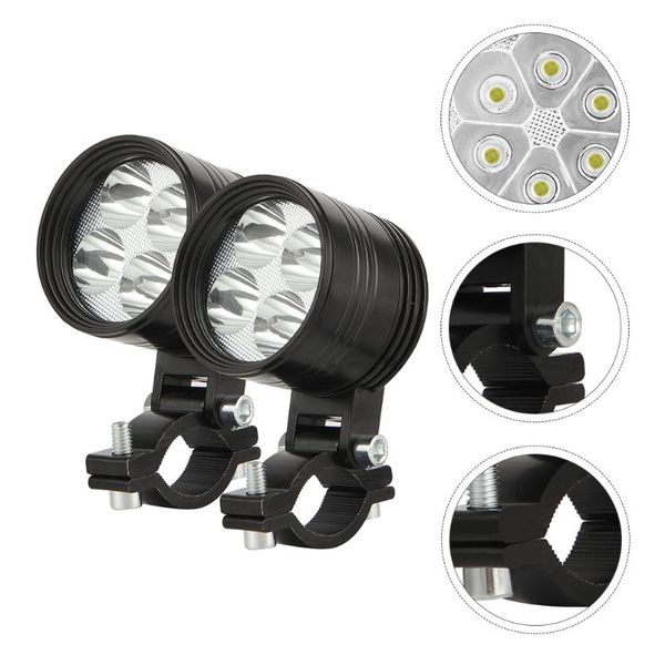 

emergency lights 2pcs motorcycle led auxiliary spotlights bright fog headlight
