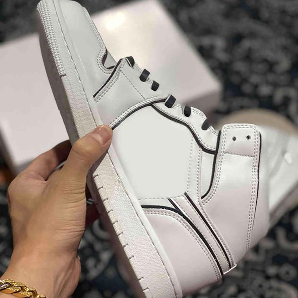 

2021 jumpman women's basketball shoes men's 1 s white/black outdoor sports