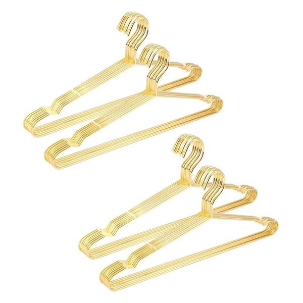 

hangers & racks aaak -30pcs copper gold metal clothes shirts hanger with groove, heavy duty strong coats hanger, suit