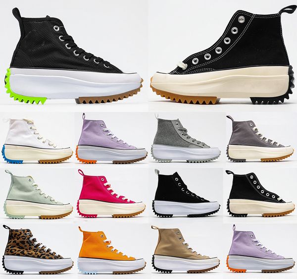 

[with box] 2021 preferential x casual shoes hi black gum womens schuhe chucks classics jw anderson chuck run star hike vulcanized sneakers w