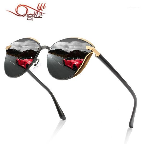 

metal frame, fashion, vintage, polaroid, ladies sunglasses 187, White;black