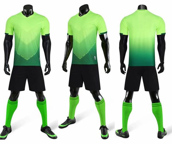 

e12 hight quality soccer jersey breathable football shirt men sports kits blue and yellow maillot de foot, Black