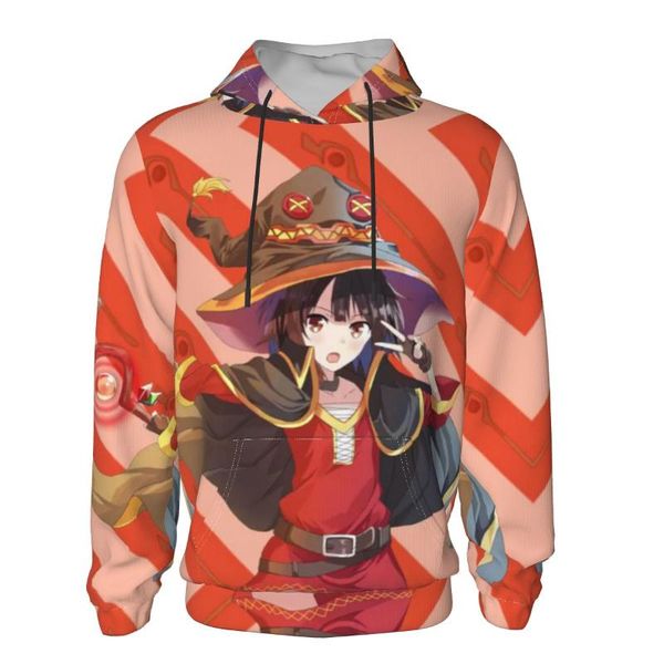 

men's hoodies & sweatshirts konosuba oversize girls thick 2021 spring fashion ladies streetwear cute outfits boyfriend loose chic, Black
