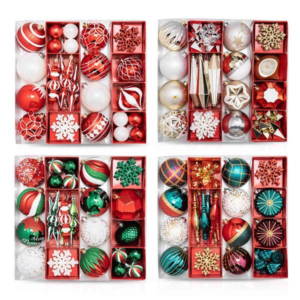 

yinghao ball supplies christmas tree decorations pendant set 50 gift bag