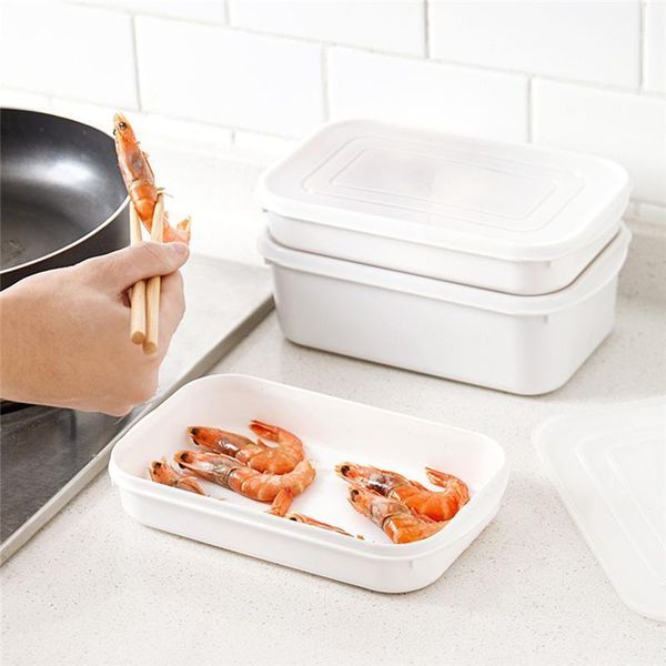 

storage bottles & jars rectangle/square bento lunch box leakproof food preservation container crisper home refrigerator fresh-keeping organi
