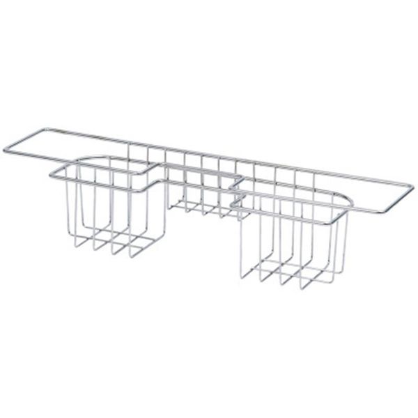 

kitchen storage & organization stainless steel tray dish drainer drying rack sink holder basket knife sponge organizer