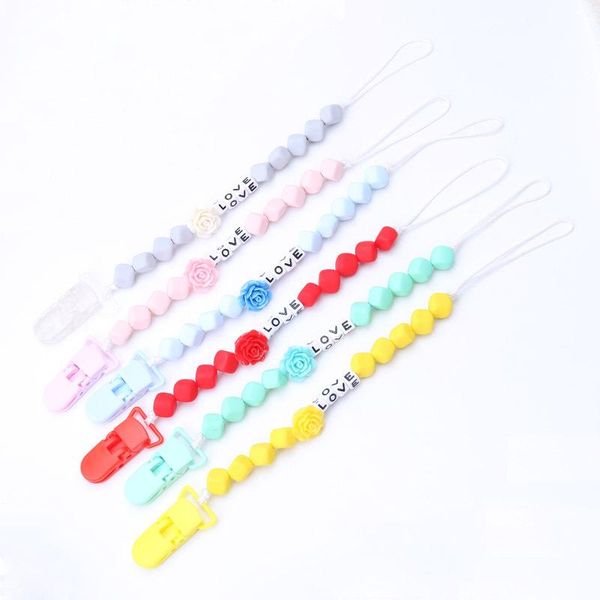 

pacifiers# baby pacifier chain infant soother plastic safety clips holders material for chew accesories