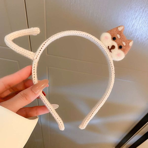 

style lovely girl childlike fun dog hoop sweet temperament trendy, Black;brown