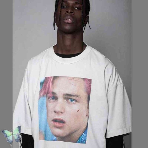 

leonardo dicaprio p prints men women fashion t-shirt fast shipping, White;black