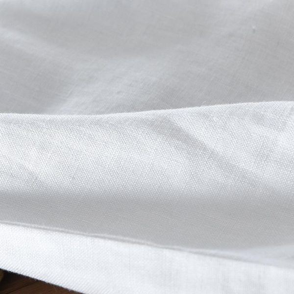 

100%linen men summer pants male loose casual trousers men's clothing straight fluid solid man dress, Black