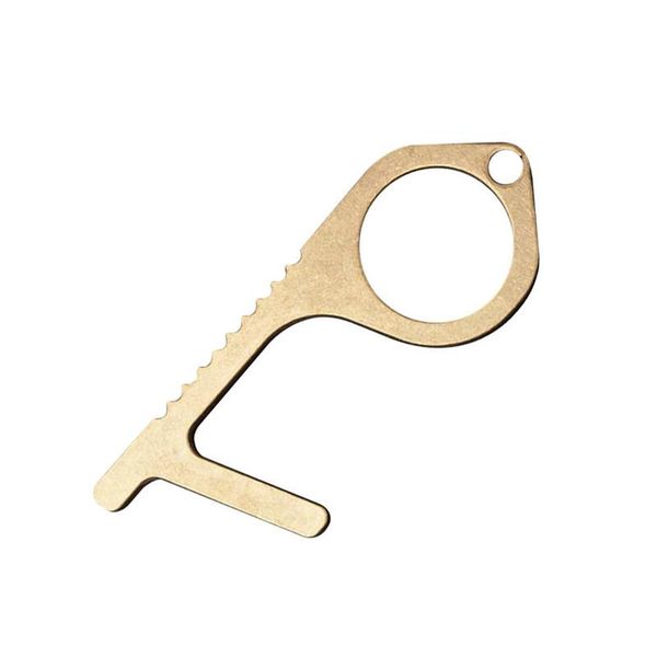 

metal painting non-contact door opener elevator button handle switch brass key safety protection no-touch anti-bacteria