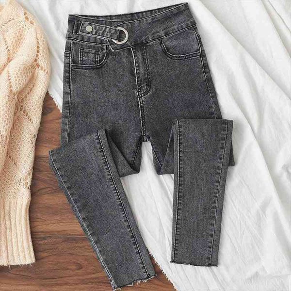 

pants high waist spring womens jeans clothing skinny gray pantalones vaqueros mujer, Blue