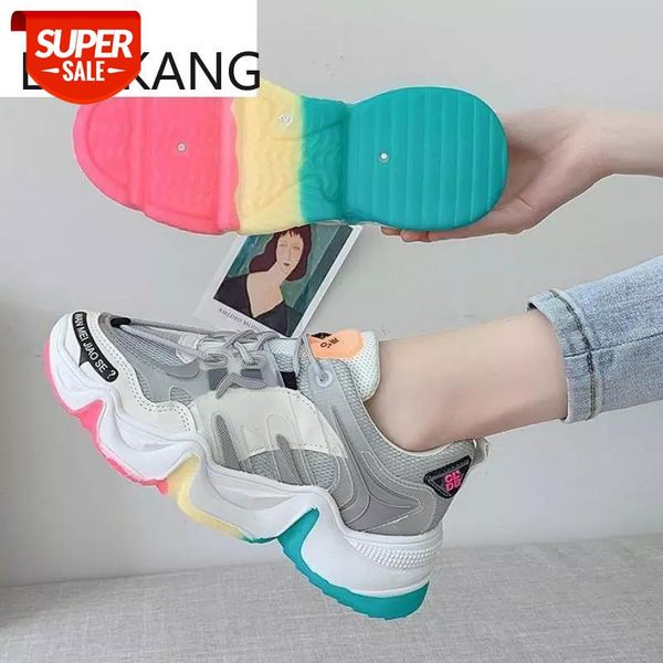 

height increasing colorful running shoes for woman sneakers outdoor sport athletic platform cushioning footwear color sole #ov1z