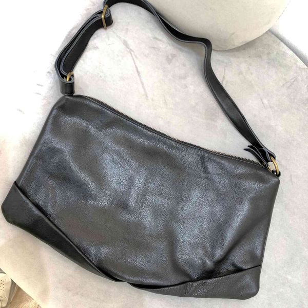 

genuine handmade leather single shoulder bag and crossbody bag