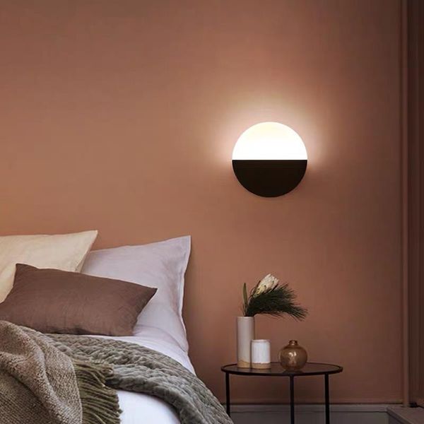

wall lamp vintage abajur glass ball living room bedside aisle home deco bedroom